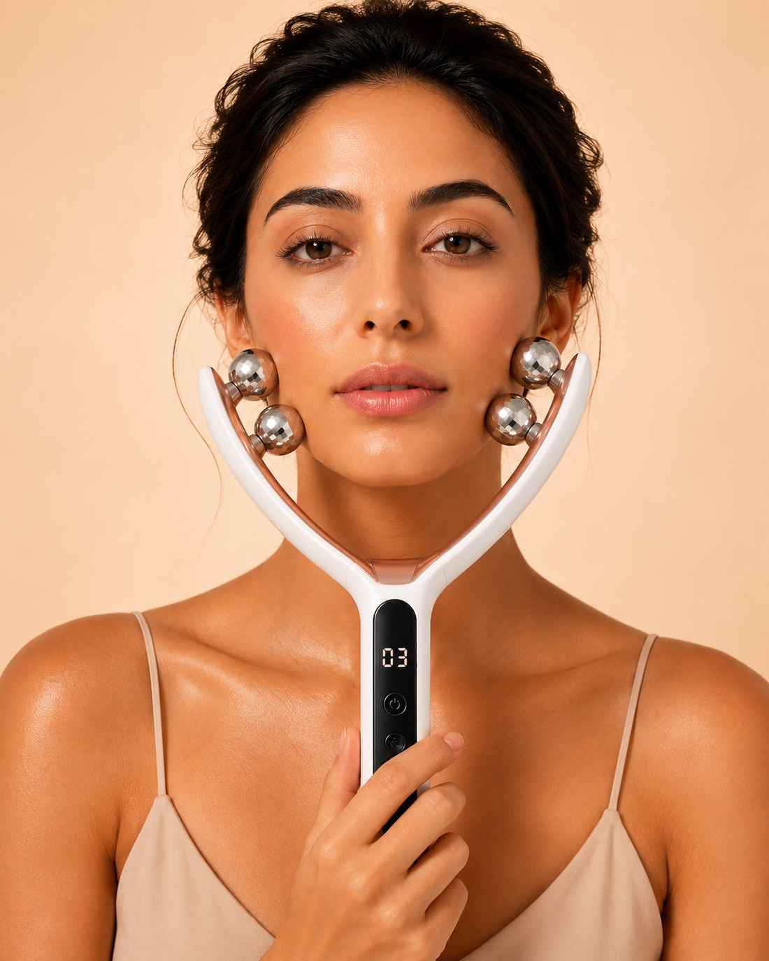 Levive red light face roller