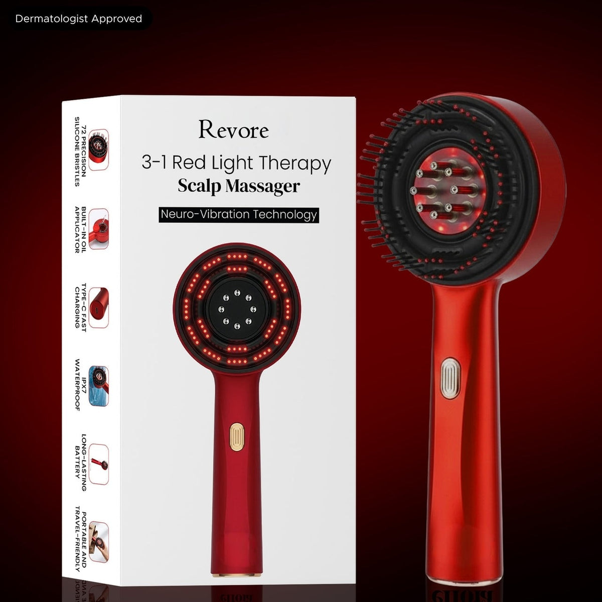 Revore scalp massager